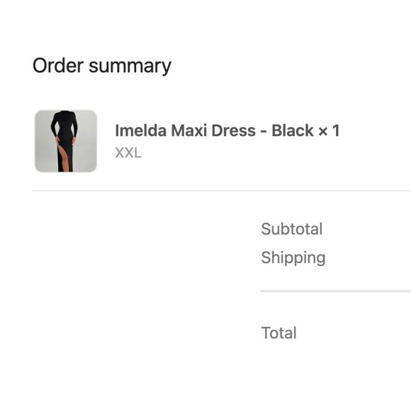 Babyboo - Imelda Maxi Dress, Black, Open Back, High Neck, Button Details, XXL - Picture 2 of 9